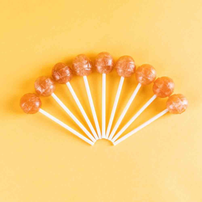 Butterscotch Lollipops 1-50 Ct Bag - Sweet Candy Treats for Parties & Gifts