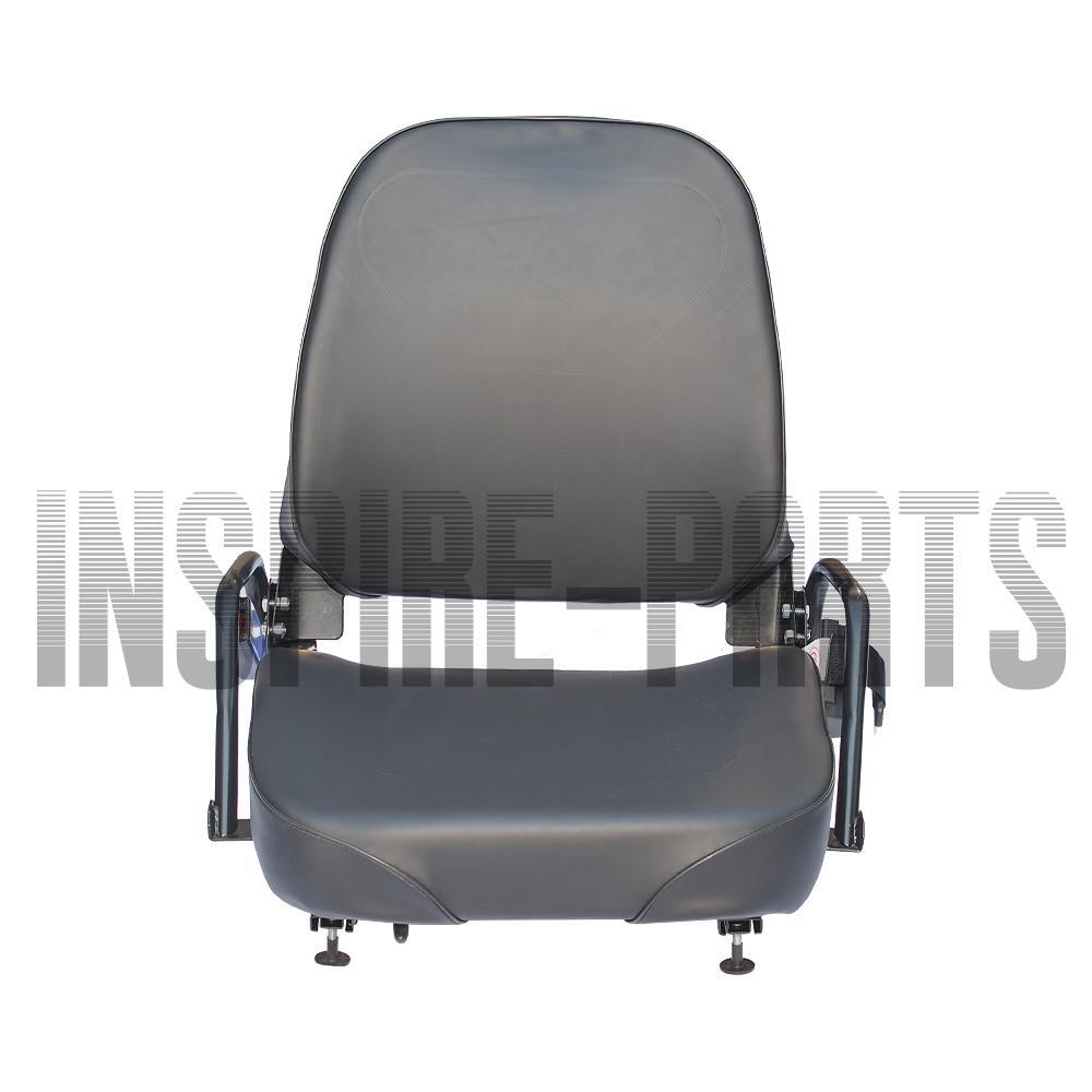 Universal Forklift Excavator Tractor Seat PVC Leather Adjustable Backrest  Chair
