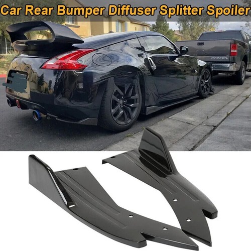For Nissan 350Z 370Z Nismo Rear Spats Bumper Spoiler Diffuser Splitter Canards