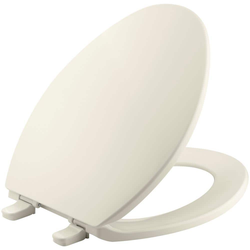 Lid Cover Closed Front Bathroom Almond Comfort New