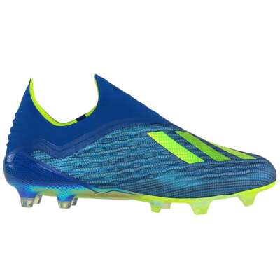 

Adidas X 18+ Футбольные бутсы для твердого грунта Мужские кроссовки Размер 13 D Спортивная обувь CM, Синий, adidas X 18+ Firm Ground Soccer Cleats
