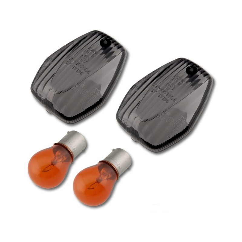 BlinkerglÃ¤Ser Honda Cbf 500 Pc39 Cbf 600 N Pc43 Pc37 Vorne Schwarz GetÃ¶Nt Smoked