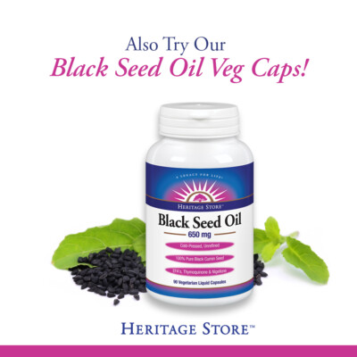 Heritage Store Black Seed Oil | 8 fl oz