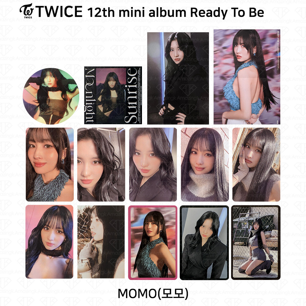twiceカード TWICE 12th Mini Album Ready To Be Photocard Message Card Poster