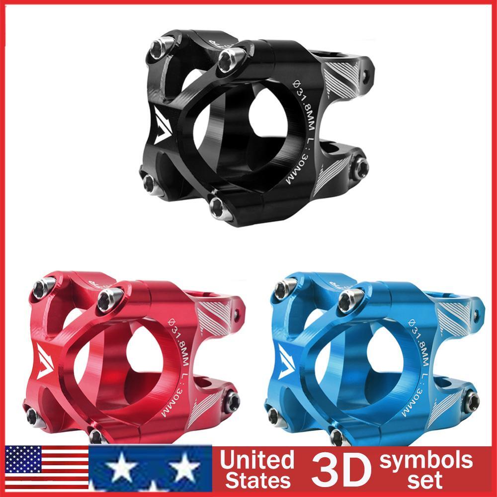0 Degree Aluminum Alloy 31.8mm Bicycle Handlebar Riser Stem for Mountain Bike