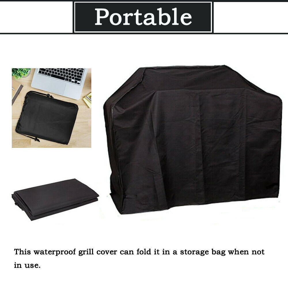 Garden BBQ Gas Grill Cover Barbecue Waterproof Outdoor Heavy Duty UV Protection