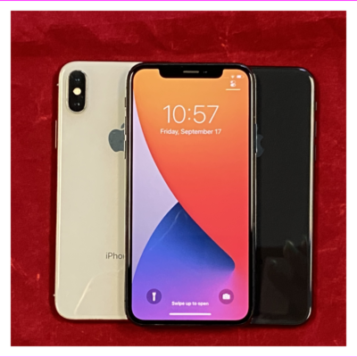Apple iPhone XS and X 256GB - Silver (Unlocked) A1920 (CDMA 
