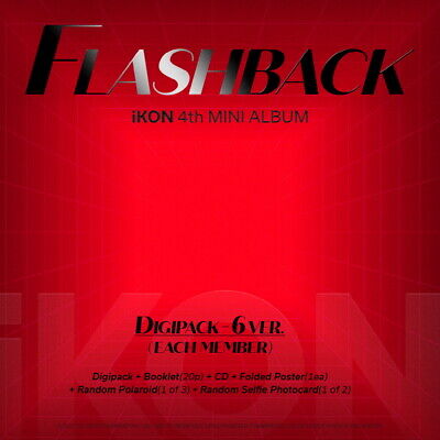 iKON - Flashback Digipack ver. (4th Mini Album) CD+Extra Photocards Set