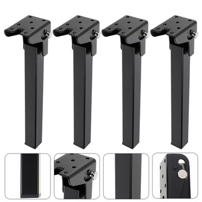  4 Pcs Furniture Leveling Feet Folding Table Base Foldable Legs Coffee