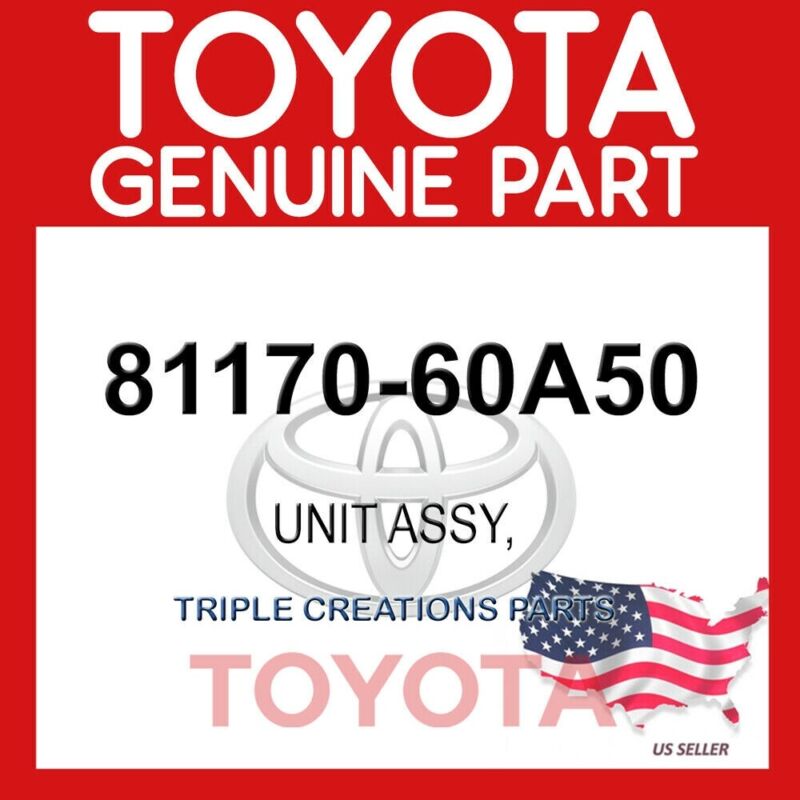 Genuine Toyota 81170-60a50 Unit Assy, Headlamp, Lh 8117060a50 Oem