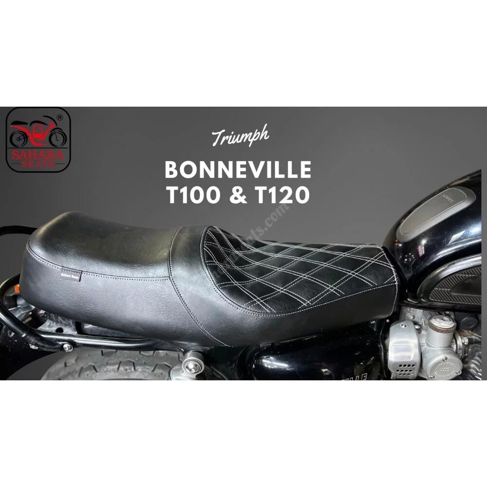 TRIUMPH T120V シート Triumph Bonneville T100/T120/Street Twin King and Queen Seat