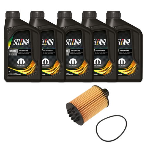 5L MOPAR OIL 0W-30 FOR JEEP WRANGLER 2.2L MULTIJET 17-23 WITH OIL FILTER