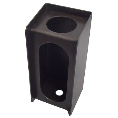 Set of 2 Steel Trailer 6" Oval Tail Light / 2" Round Side Light Mount Box -