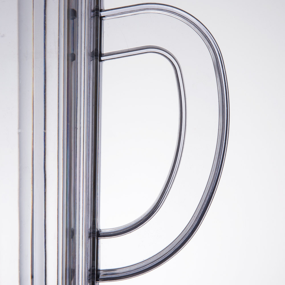 24 PACK Clear 60 Oz Plastic Round Bar Restaurant Water Soda Beer Serving Pitcher