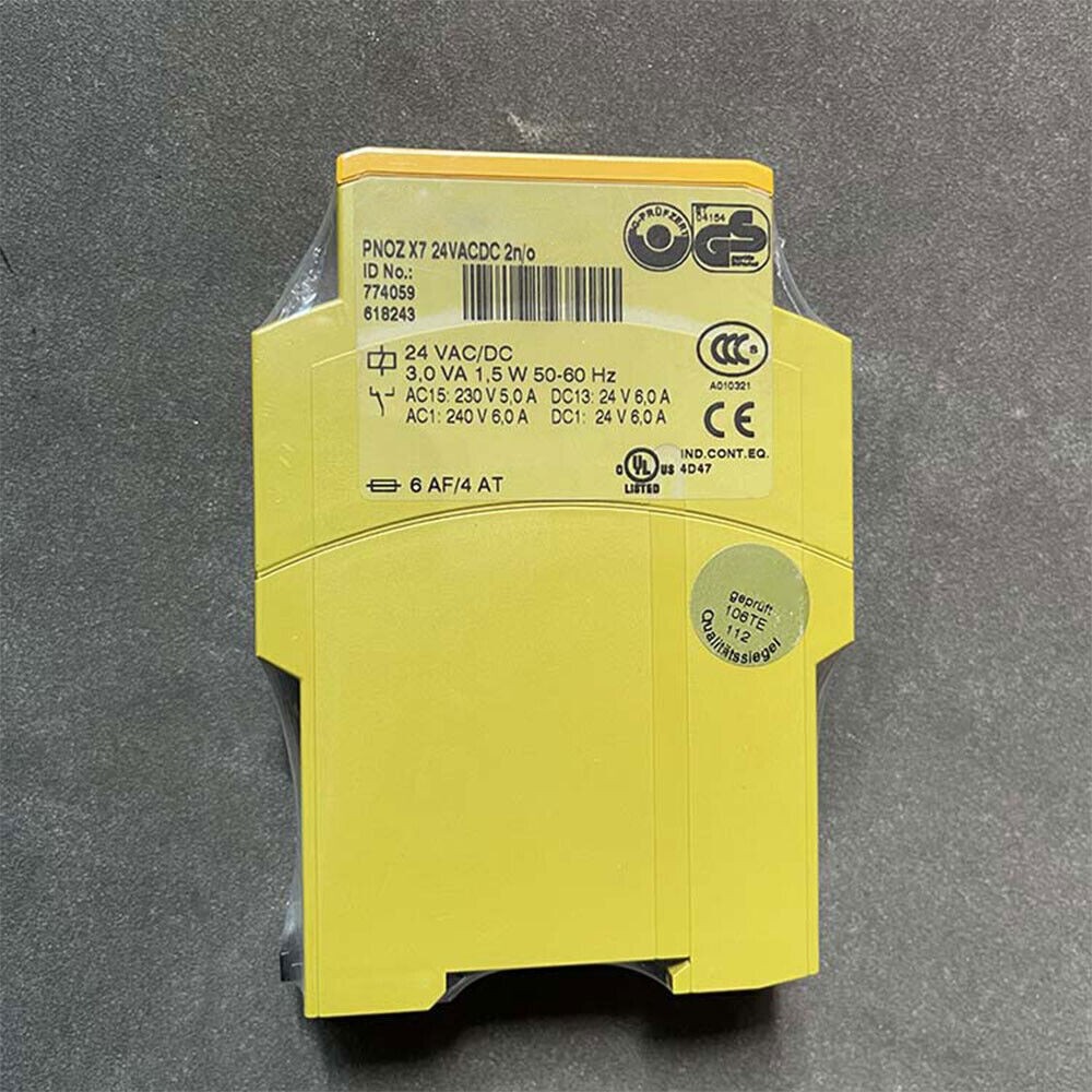 1PC New Pilz PNOZ X7 774059 Safety Relay Module 24V AC/DC 2n/o