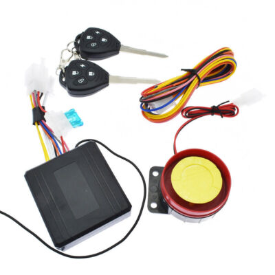1Set Motorcycle Theft Protection Remote Activation Alarm With Remote Control Key
