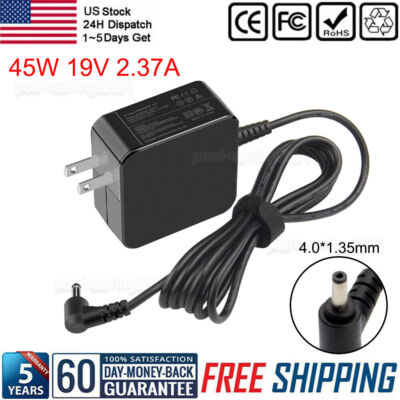 45W 19V 2.37A AC Adapter Charger For Asus VivoBook 15 X512DA Power Supply Cord