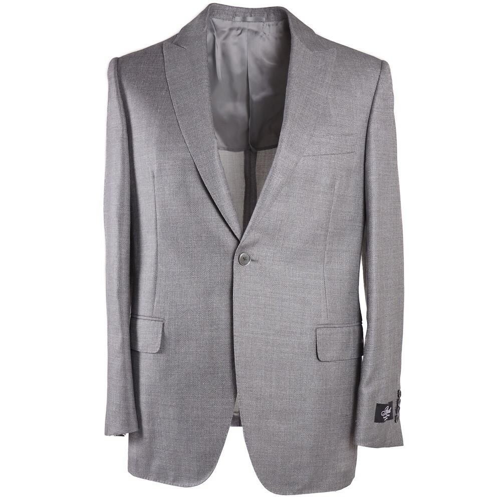 Pre-owned Belvest $2595  Soft-constructed Gray Wool-silk-linen Sport Coat 40 R