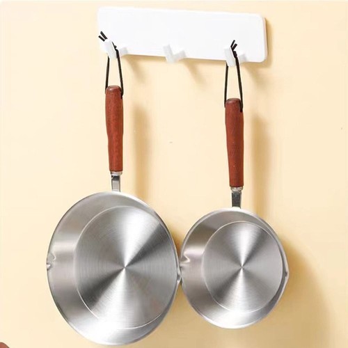 304 Stainless Steel Frying Pan Cooking Pan Flat Bottom Nonstick Omelette Pan