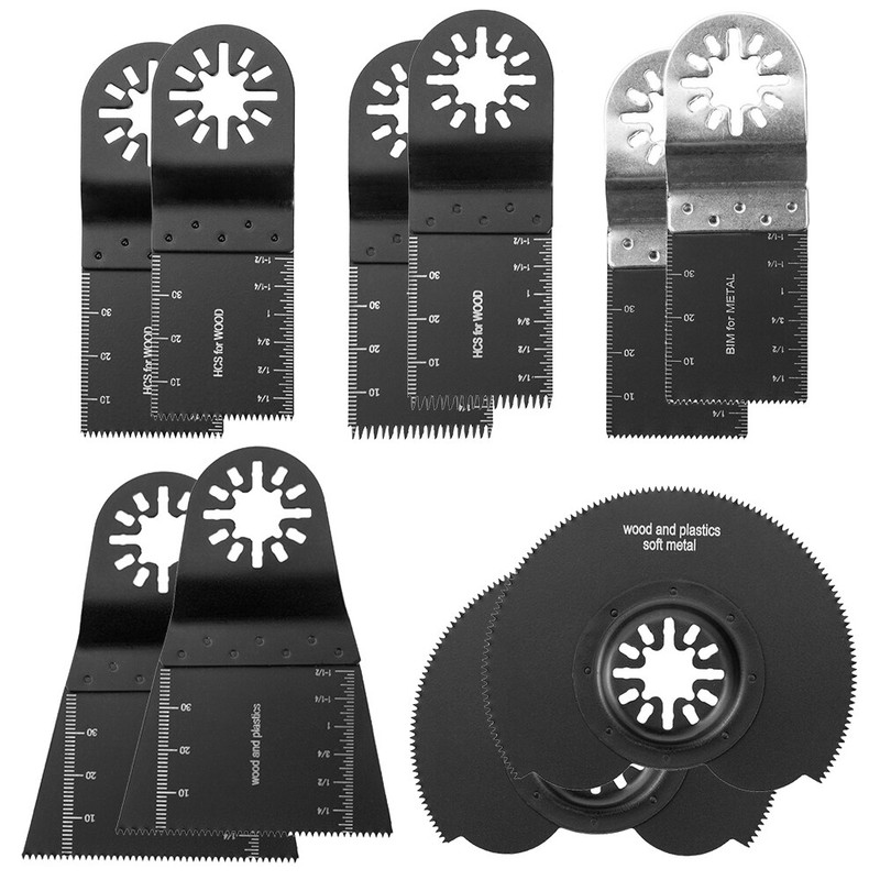 10Pcs Oscillating Multi Tool Saw Blades for Fein Multimaster Bosch Milwaukee