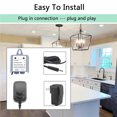 169031 AC Power Cord Adapter Kit Fits for Moen MotionSense Kitchen Faucet Parts