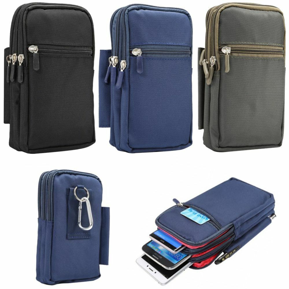 Gürteltasche Handy Tasche Nylon 190x110x40mm Handytasche Gürtel Herren Holster
