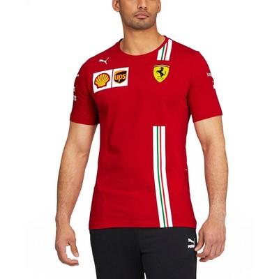 

Футболка с коротким рукавом Puma Sf Leclerc с логотипом, размер , Casua, Красный, Puma Sf Leclerc Replica Logo Crew Neck Short Sleeve T-Shirt