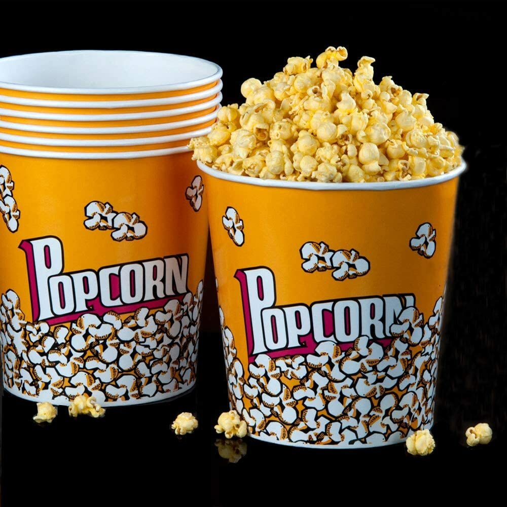 Set 6 Pezzi Ciotole Contenitori PopCorn Pop Corn 17x16cm bal