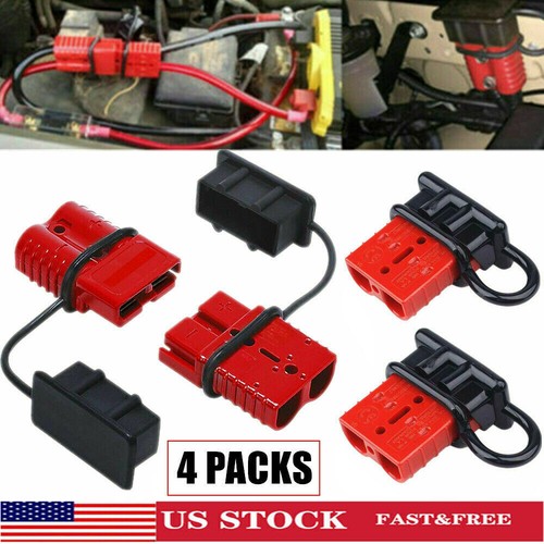4Red Battery Quick Connect Disconnect Jumper Connectors Cable