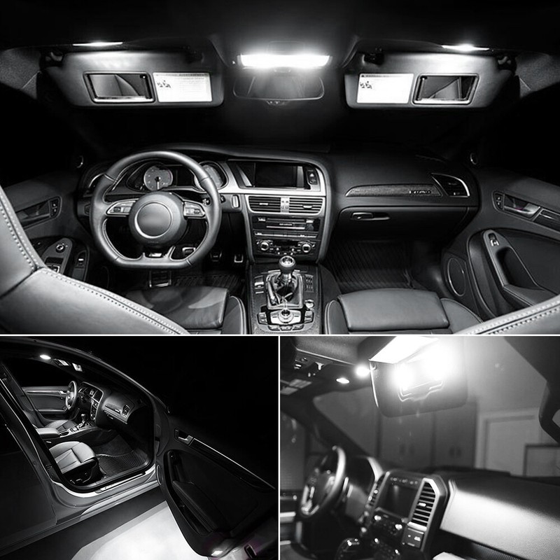 9X Interior LED Dome Number Plate Lights Kit Fit For Honda ...