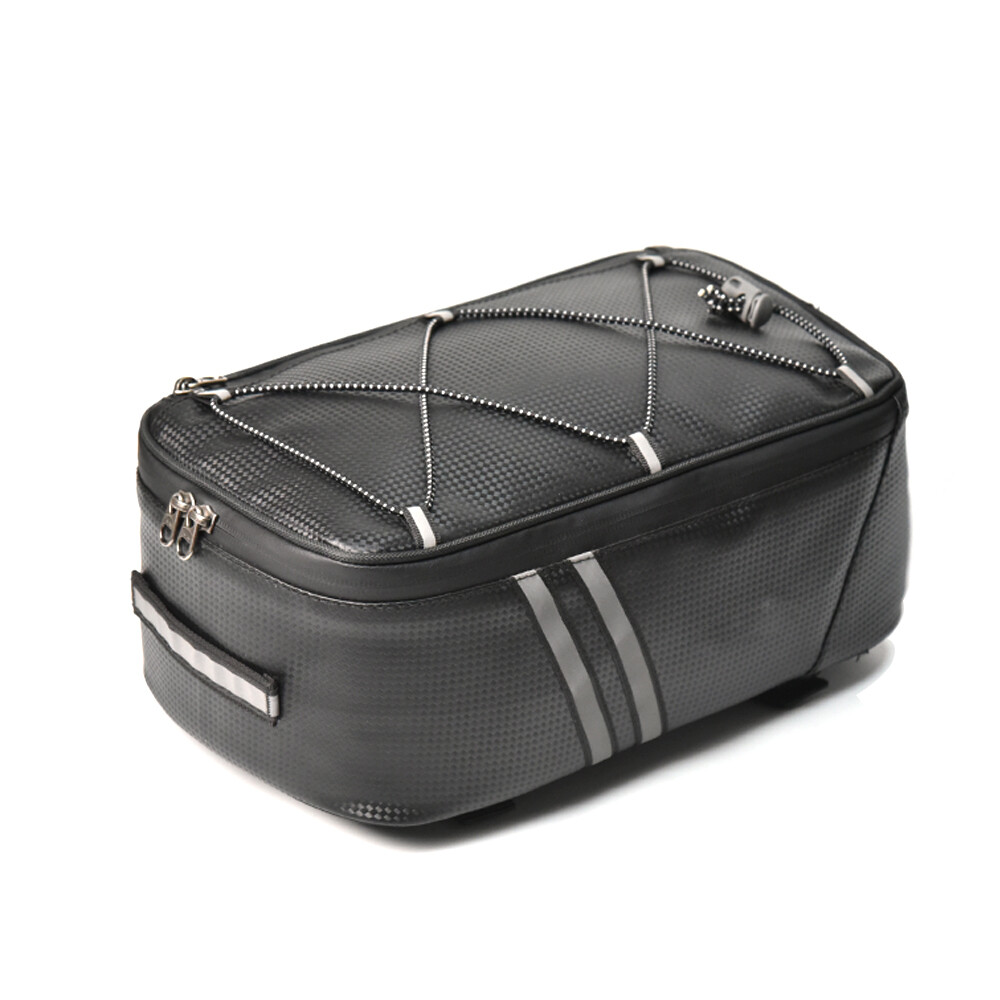 Cycling Bicycle Bike Rear Rack Bag 8L Waterproof Bike Trunk Pannier Saddle Bag
