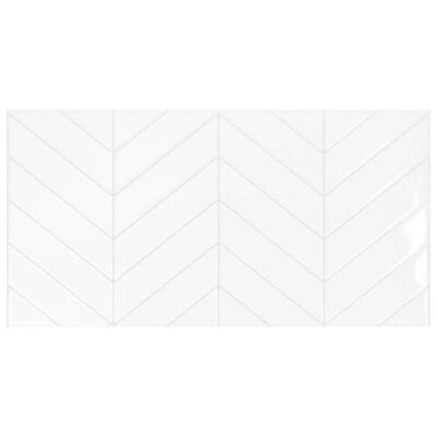 Обои Smart Tiles Blok Chevron 22.56x11.58, 2ШТ, Современные, белые