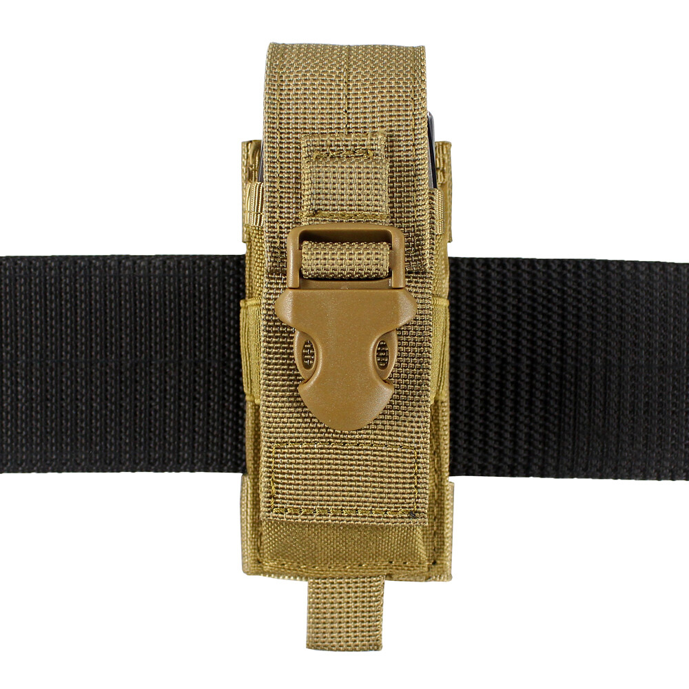 Tactical MOLLE Multi-tool Sheath Holster Folding Knife Flashlight Utility Pouch