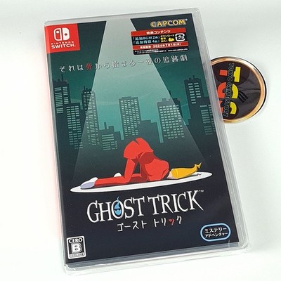 Ghost Trick: Phantom Detective Switch Japan Game In EN-FR-DE-ES-IT-KR NEW Capcom