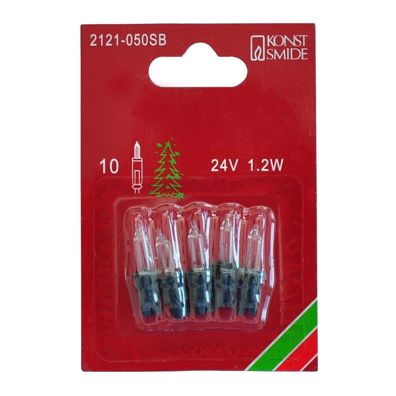 Ersatzbirne GrÃ¼N 5er Pack | 24v 1,2w | Konstsmide 2121-050sb LÃ¤Mpchen 