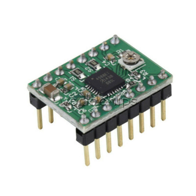 Green Module 2/5/10PCS A4988 Stepper Motor Driver with Heatsink for 3D Printer