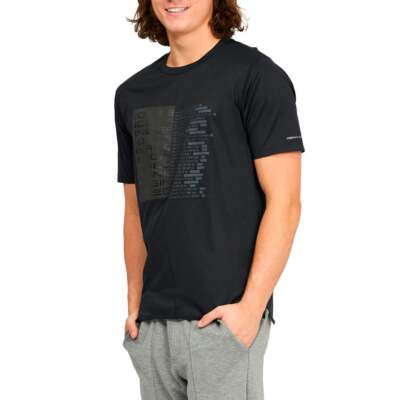 

Puma Porsche Design Graphic Crew Neck Футболка с коротким рукавом мужская черная повседневная 595, Черный, Puma Porsche Design Graphic Crew Neck Short Sleeve T-Shirt