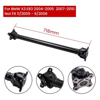 Drive shaft Front Prop for BMW X3 E83 M54 2003-11/2005 X3 N52 2006-2010 718mm