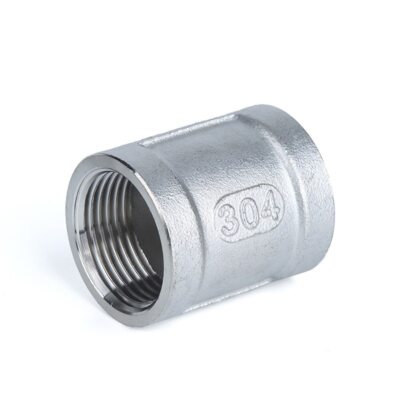 1/8'' 1/4'' 3/8'' 1/2'' - 4'' BSP NPT Female Coupler Stainless Pipe Fitting Connector