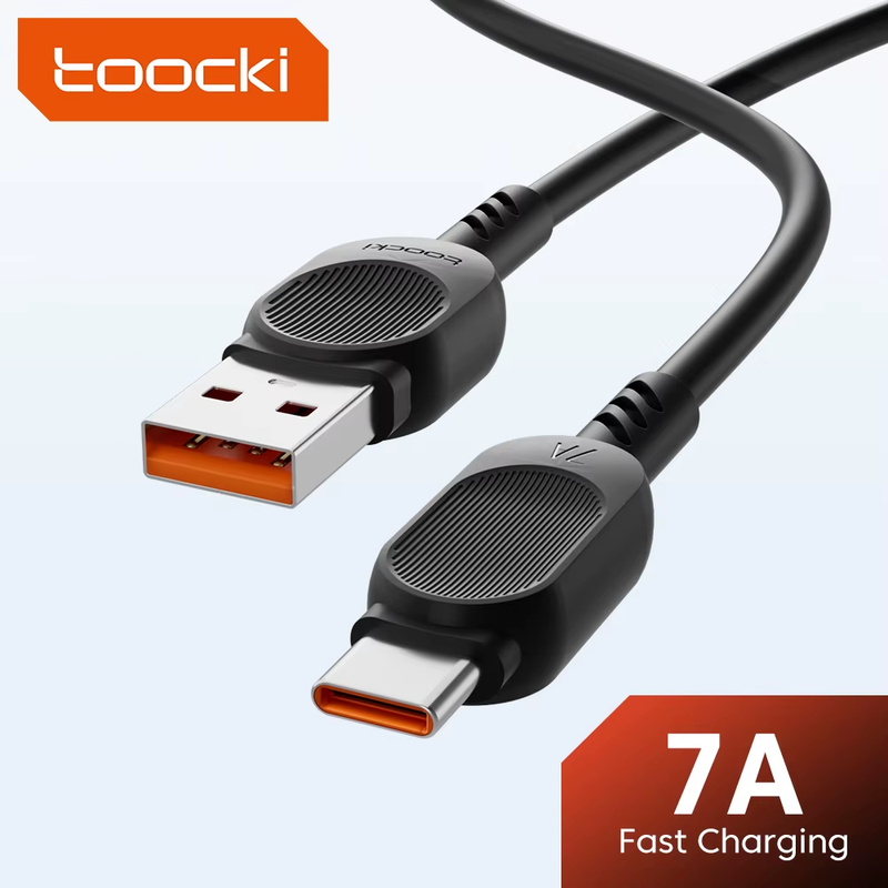 7A USB Type C Cable 100W Super Fast Charging for Huawei P40 P30 USB C Charger Da
