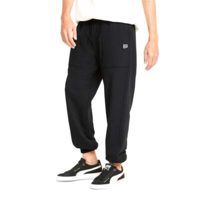 

Мужские спортивные штаны Puma Downtown Drawstring, черные, повседневные, 53367901, Черный, Puma Downtown Drawstring Sweatpants