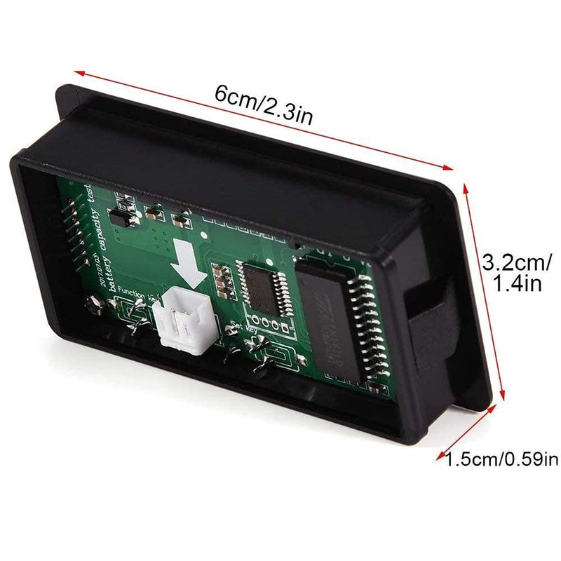 12V 24V 36V 48V Battery Capacity Indicator Golf Cart Voltage Meter with LCD Disp