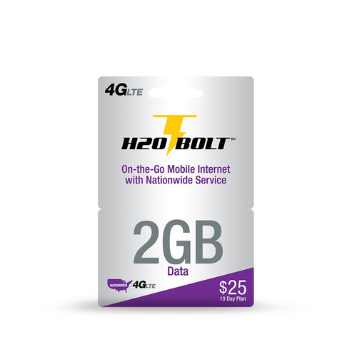 h2o Bolt 4G LTE Mobile Wi-Fi Hotspot with Pre-Loaded 10 GB of 4G LTE Data