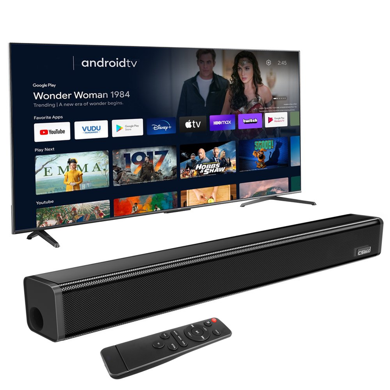 Soundbar for TV , 2.1Ch Wireless & Wired 17Inch Subwoofer, 50W, 5.0 Bluetooth 3D