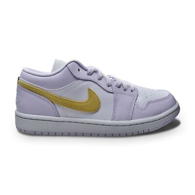 

Женские кроссовки Nike Air Jordan 1 Low — DC0774 501 — Barely Grape Lemon Wash White, Белый, Air Jordan 1 Low