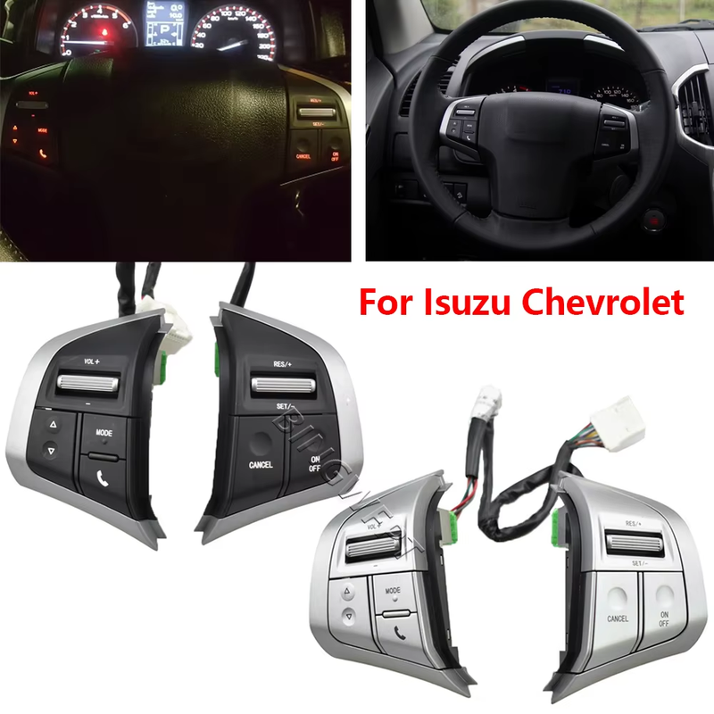 Cruise Control Button Steering Wheel Audio Volume Switch For Isuzu Dmax D-Max MU