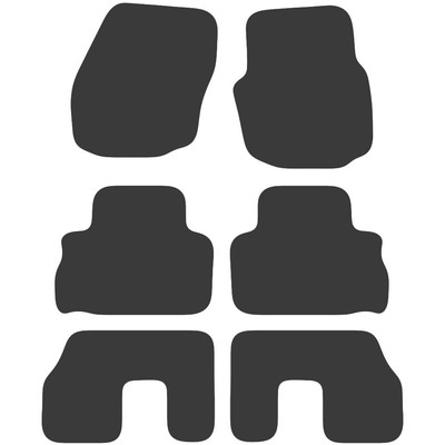 JVL Tailored Carpet Car Mat compatible with Ford S Max 7 Seat Mode 2006-2010