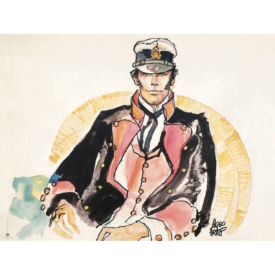 Poster affiche offset Corto Maltese, La Ballade de la mer salée (50x40cm)