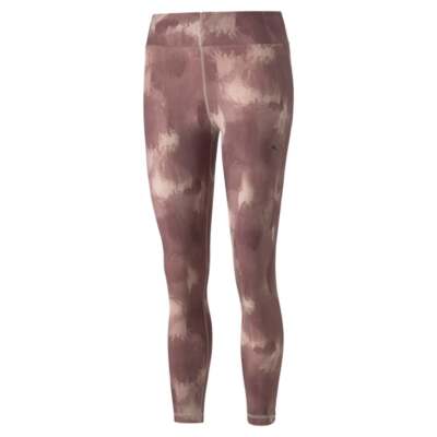 

Puma Studio Your Move Aop Спортивные леггинсы с высокой талией Женские розовые спортивные Ca, Розовый, Puma Studio Your Move Aop High Waisted Athletic Leggings