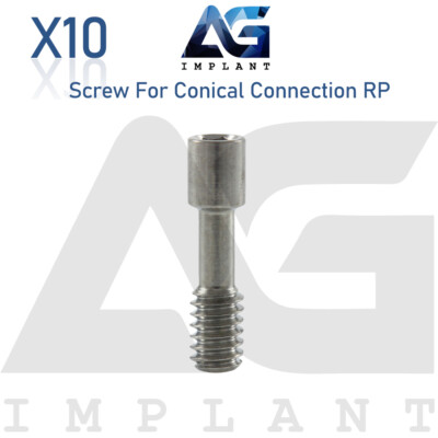 10 Fixation Titanium Screw Regular Platform Conical Connection Dental 